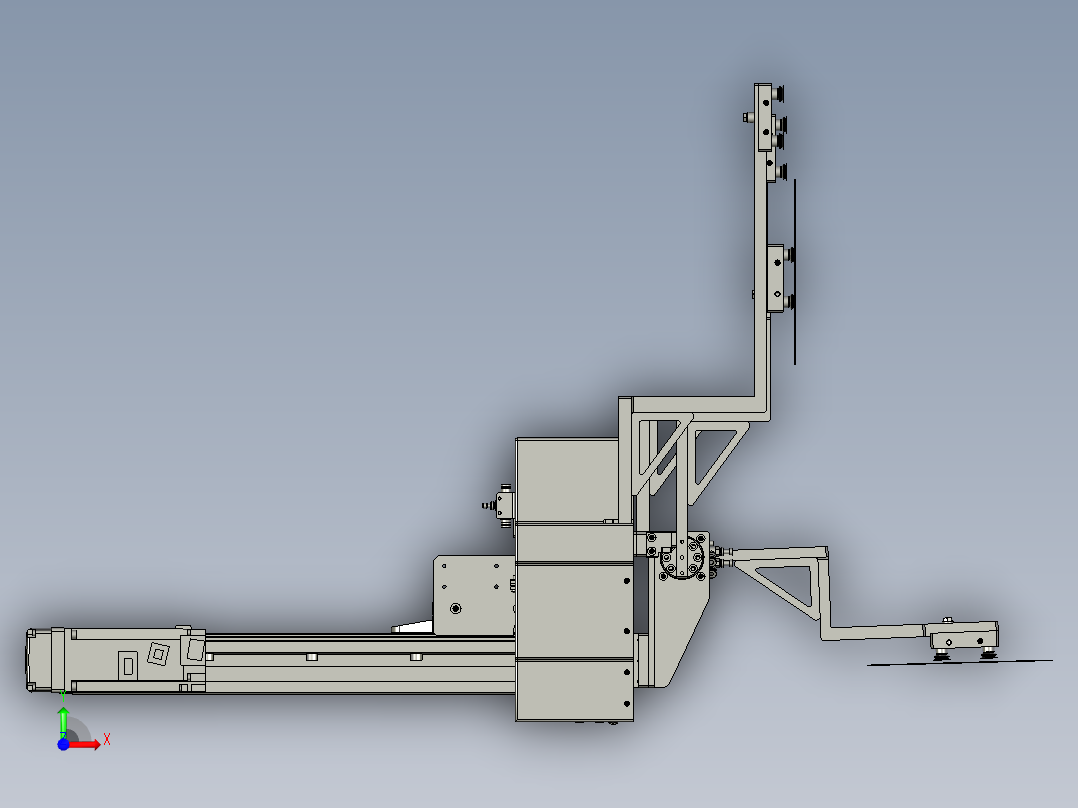 Z轴吸头组件bb前视图