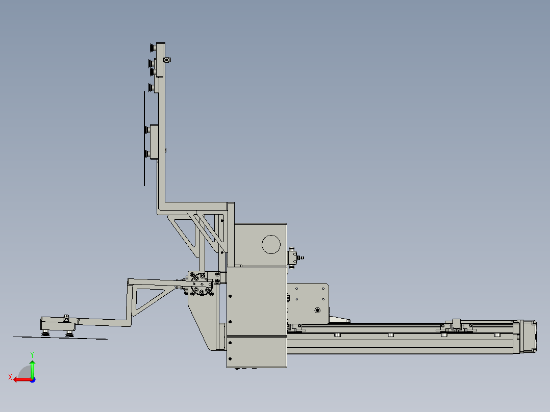 Z轴吸头组件bb后视图