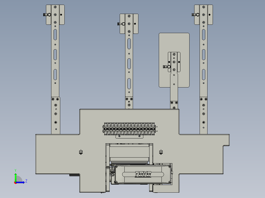 Z轴吸头组件bb左视图