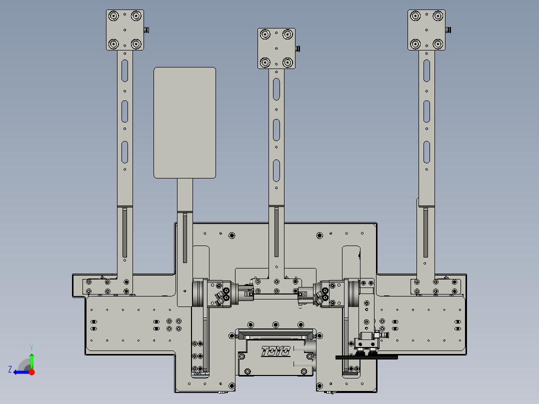 Z轴吸头组件bb右视图
