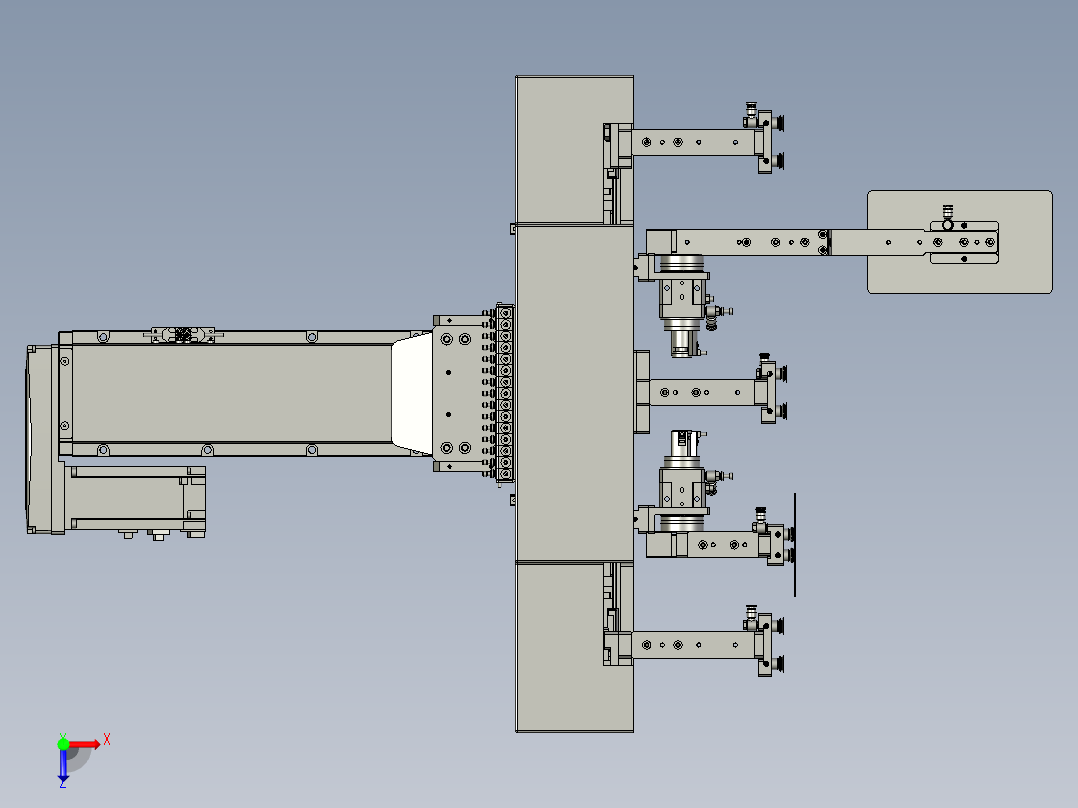 Z轴吸头组件bb俯视图