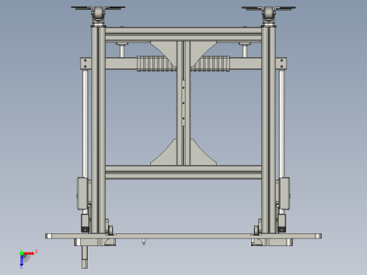 型材通用流转车俯视缩略图