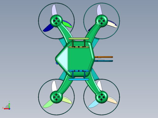 高空无人机辅助救援装备后视缩略图