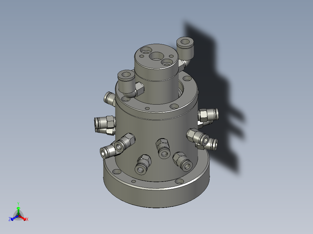 860-0300通气模组正等轴测图