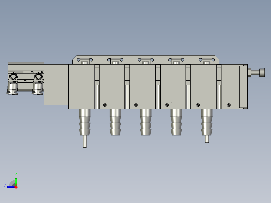 出料機構右视图