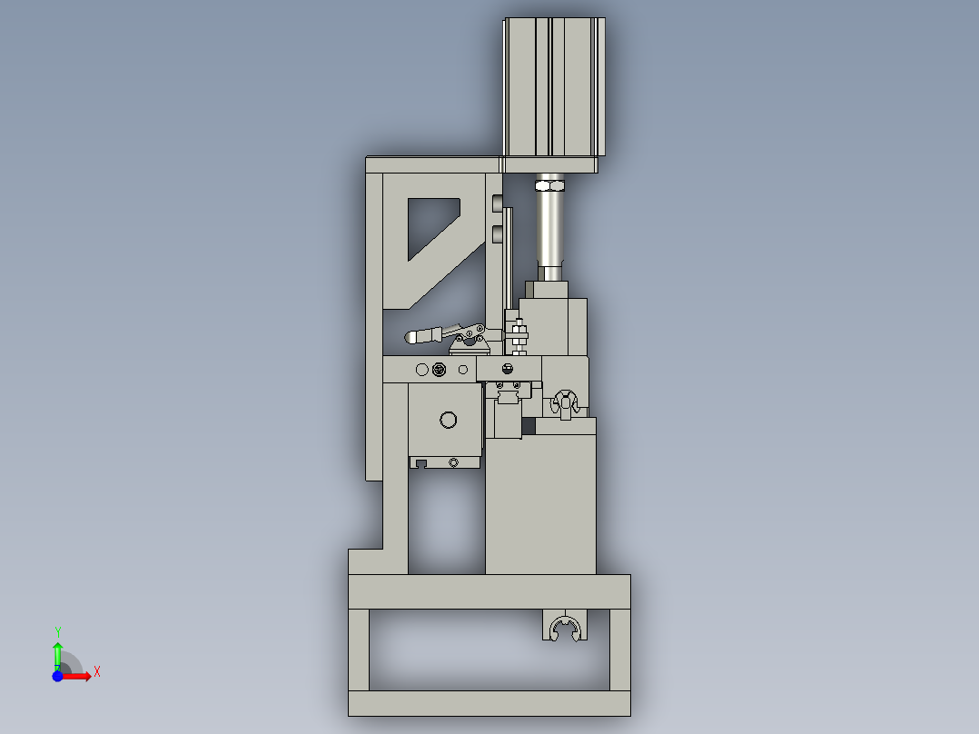 进卡簧轨道111前视图