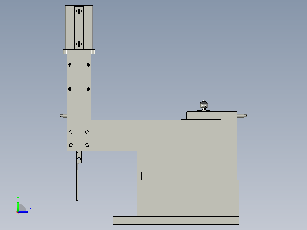 进卡簧轨道111左视图