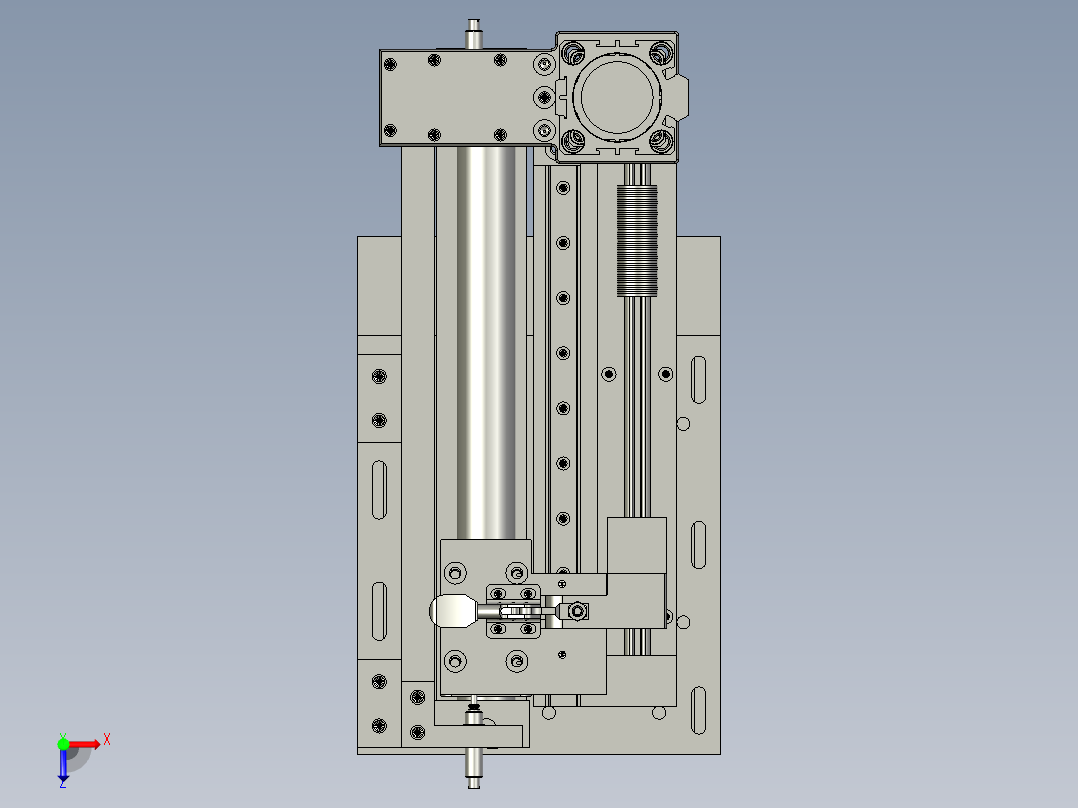 进卡簧轨道111俯视图