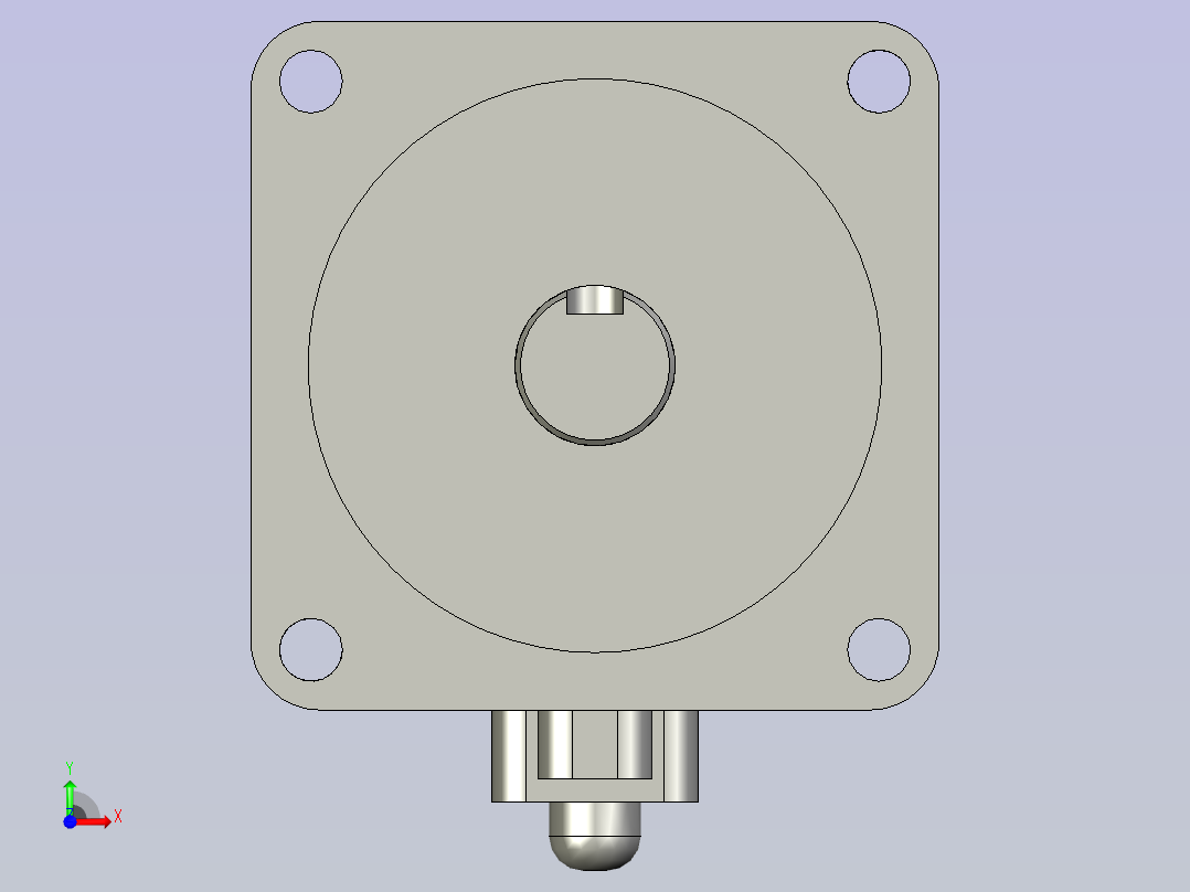 BSHB60步进电机前视图
