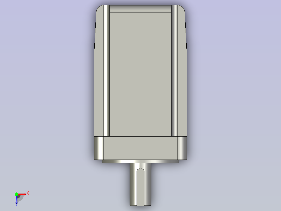 BSHB60步进电机俯视图