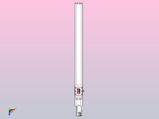 滚珠丝杠直线轴带导轨全封闭TPA-HCR-65S-1610C-L650-M-Y-P10-N3俯视缩略图