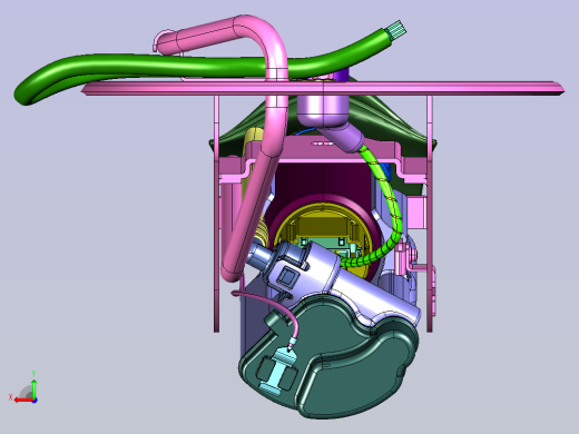 摩托车正置燃油泵总成后视缩略图