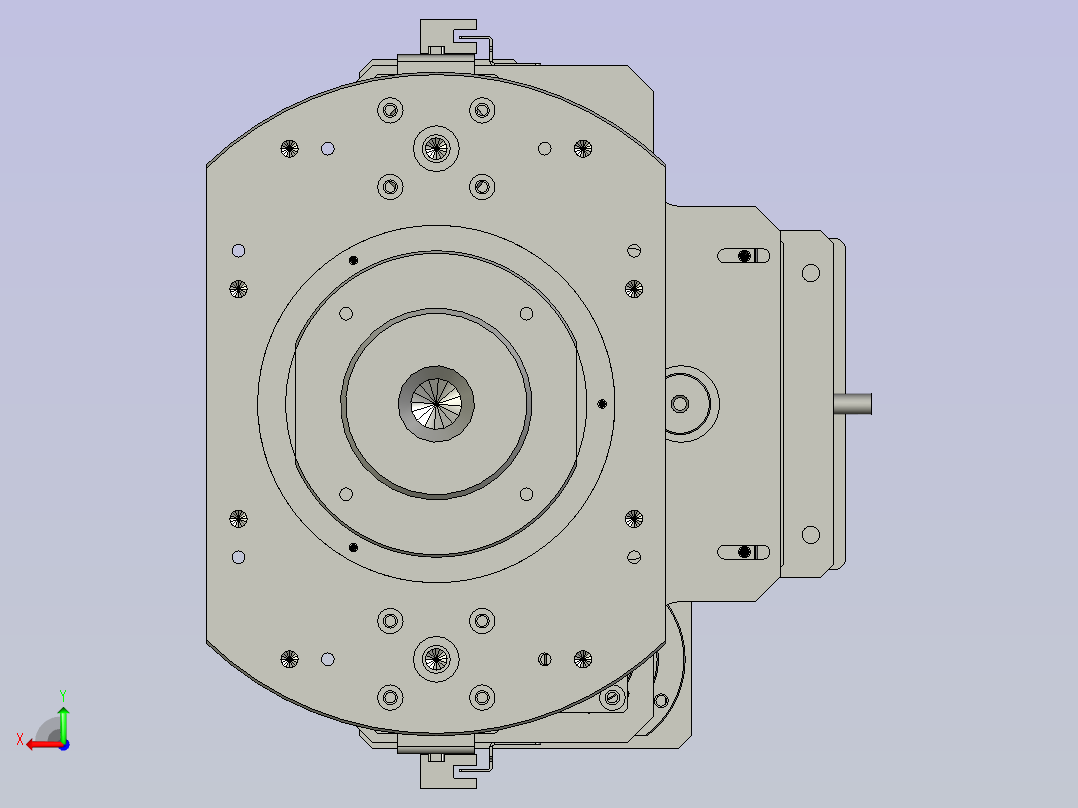 YWP200K4-04-01-00极片放卷组件后视图