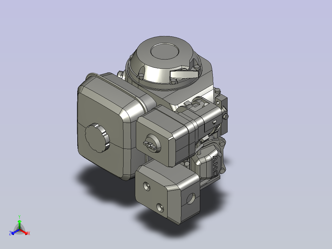 lifan-168f发动机 sw21主视图
