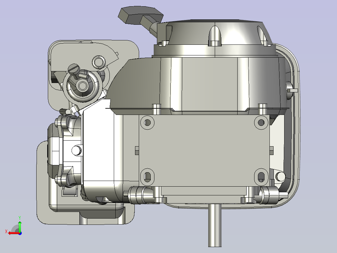 lifan-168f发动机 sw21后视图