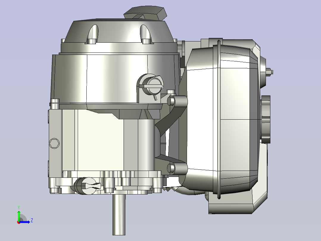 lifan-168f发动机 sw21左视图