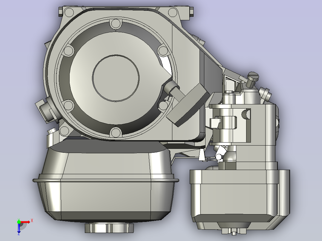 lifan-168f发动机 sw21俯视图
