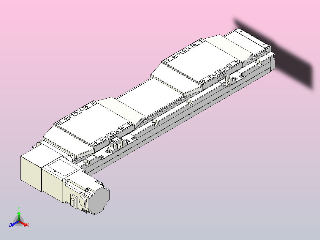 皮带直线轴双滑块型TPA-GCBS-120-P70-L50-DL-M20-N3主视图