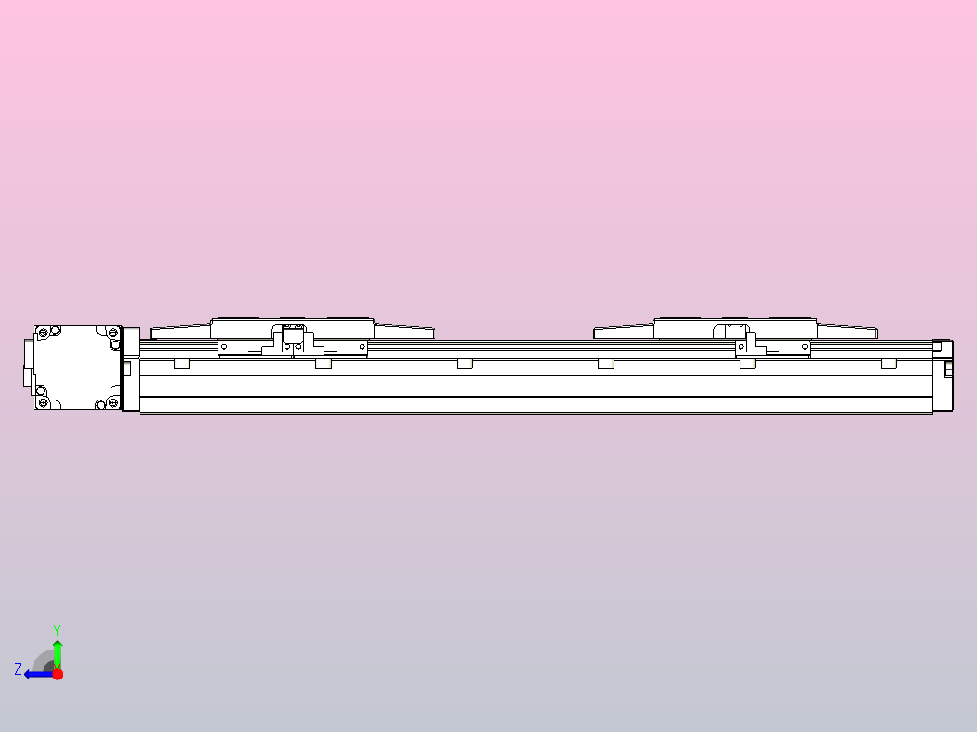 皮带直线轴双滑块型TPA-GCBS-120-P70-L50-DL-M20-N3右视图