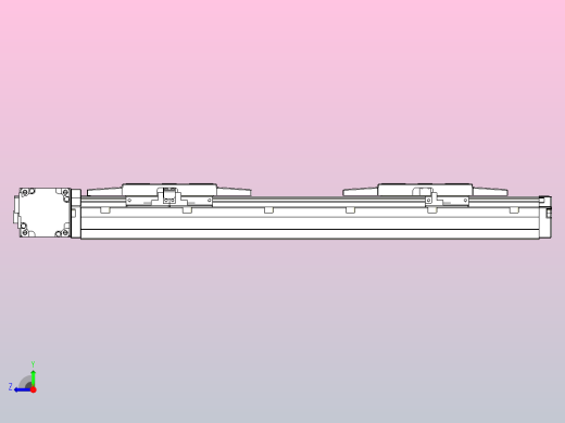 皮带直线轴双滑块型TPA-GCBS-120-P70-L50-DL-M20-N3右视缩略图