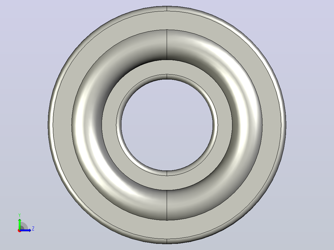 SKF自调心球轴承ball_bearing_1304_ek_0左视图