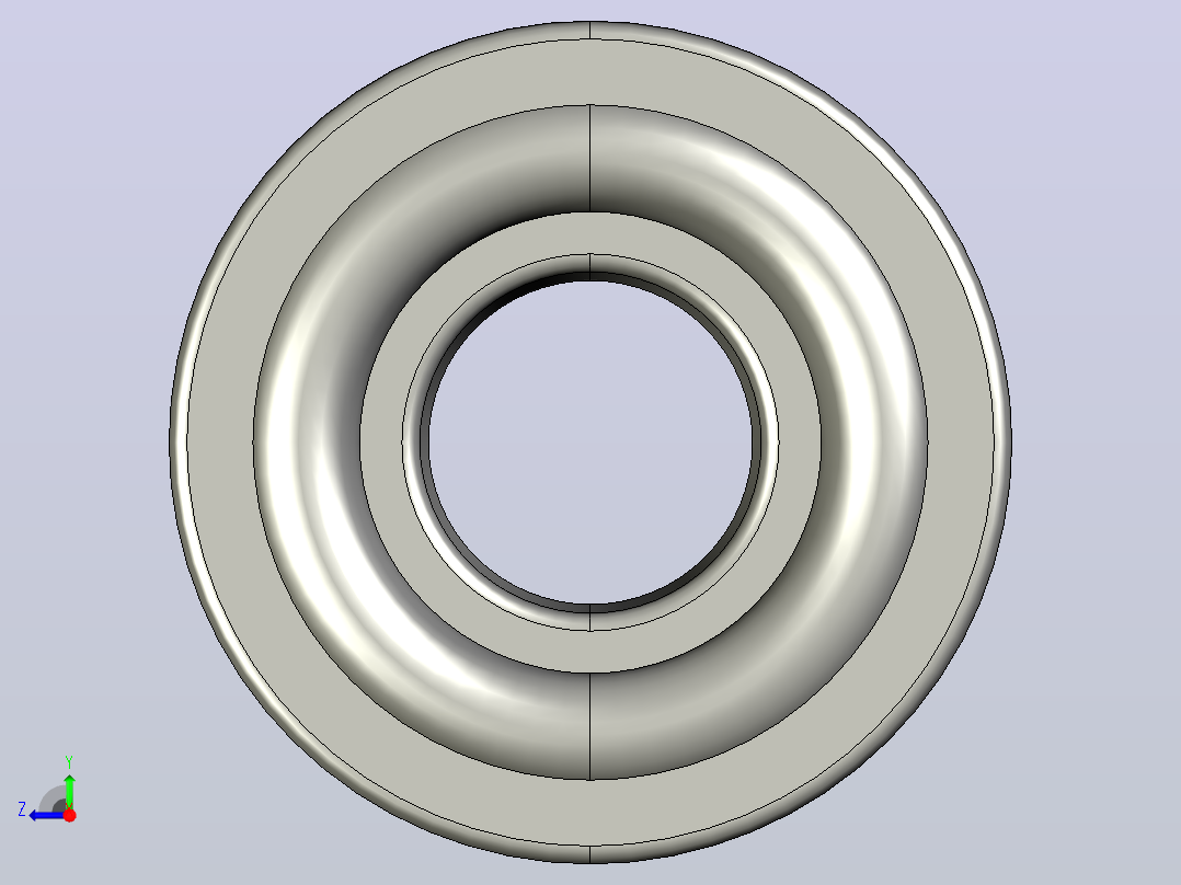 SKF自调心球轴承ball_bearing_1304_ek_0右视图