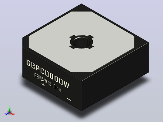 桥式整流器外壳GBPC-W_Nonmal_Size