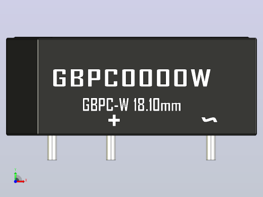 桥式整流器外壳GBPC-W_Nonmal_Size前视缩略图