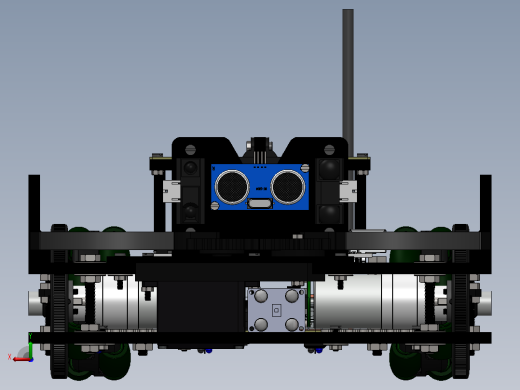 Marvin万向轮机器人车(Arduino系统)结构后视缩略图