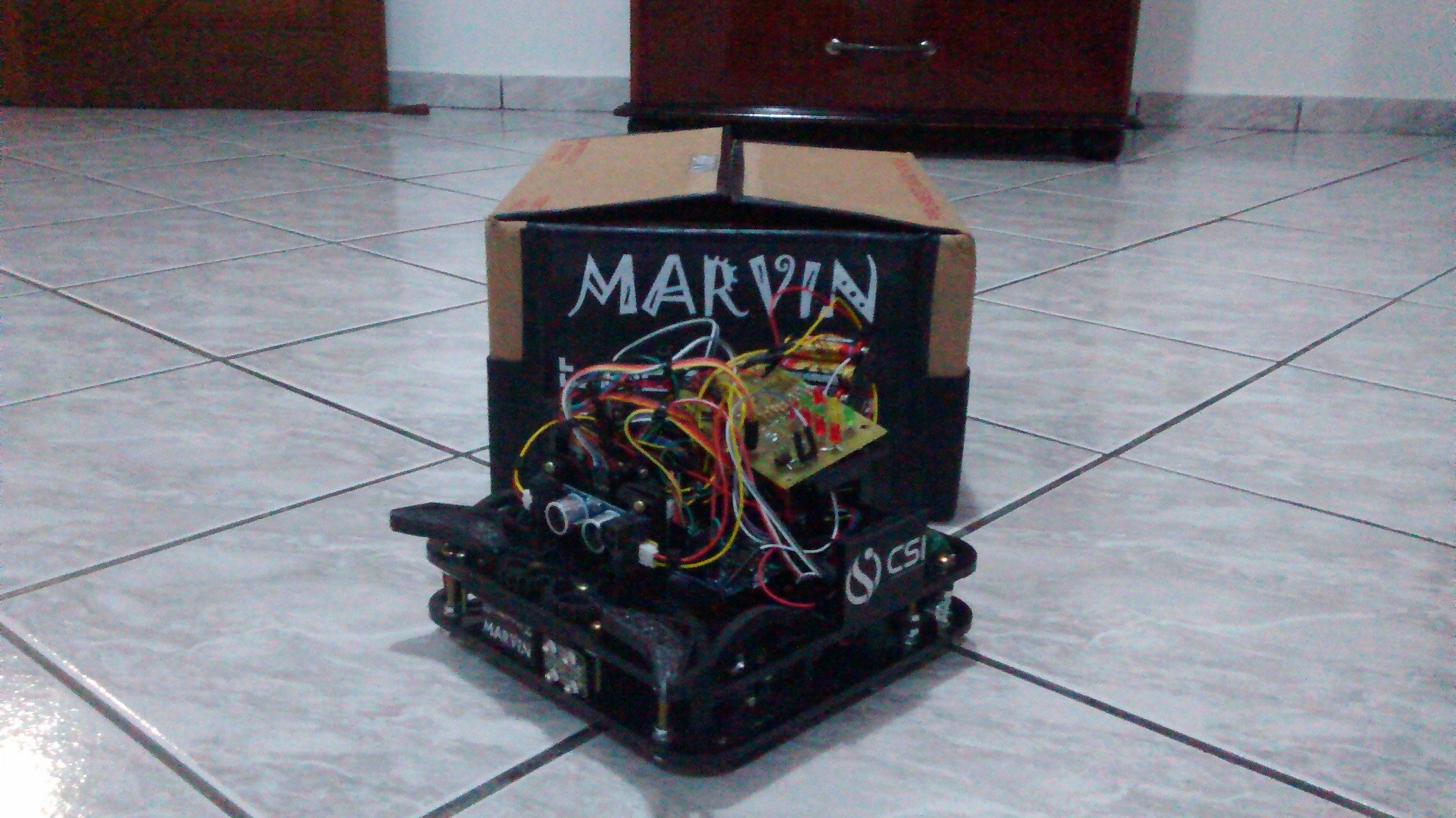 Marvin万向轮机器人车(Arduino系统)结构