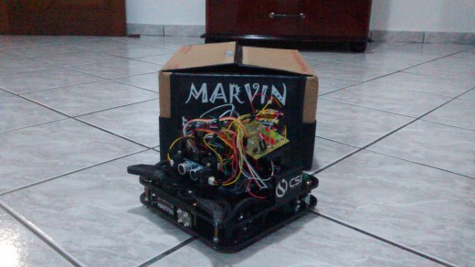 Marvin万向轮机器人车(Arduino系统)结构缩略图