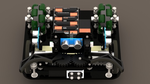 Marvin万向轮机器人车(Arduino系统)结构缩略图