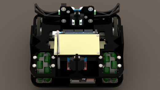 Marvin万向轮机器人车(Arduino系统)结构缩略图