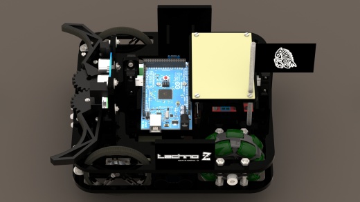 Marvin万向轮机器人车(Arduino系统)结构缩略图