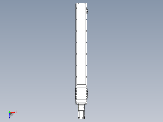 滚珠丝杠直线轴内置导轨TPA-GCR-150-2010C-L1050-M-M75-N3俯视缩略图