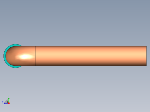 插头连接器Wirebridge_10.0xD0.6mm右视缩略图