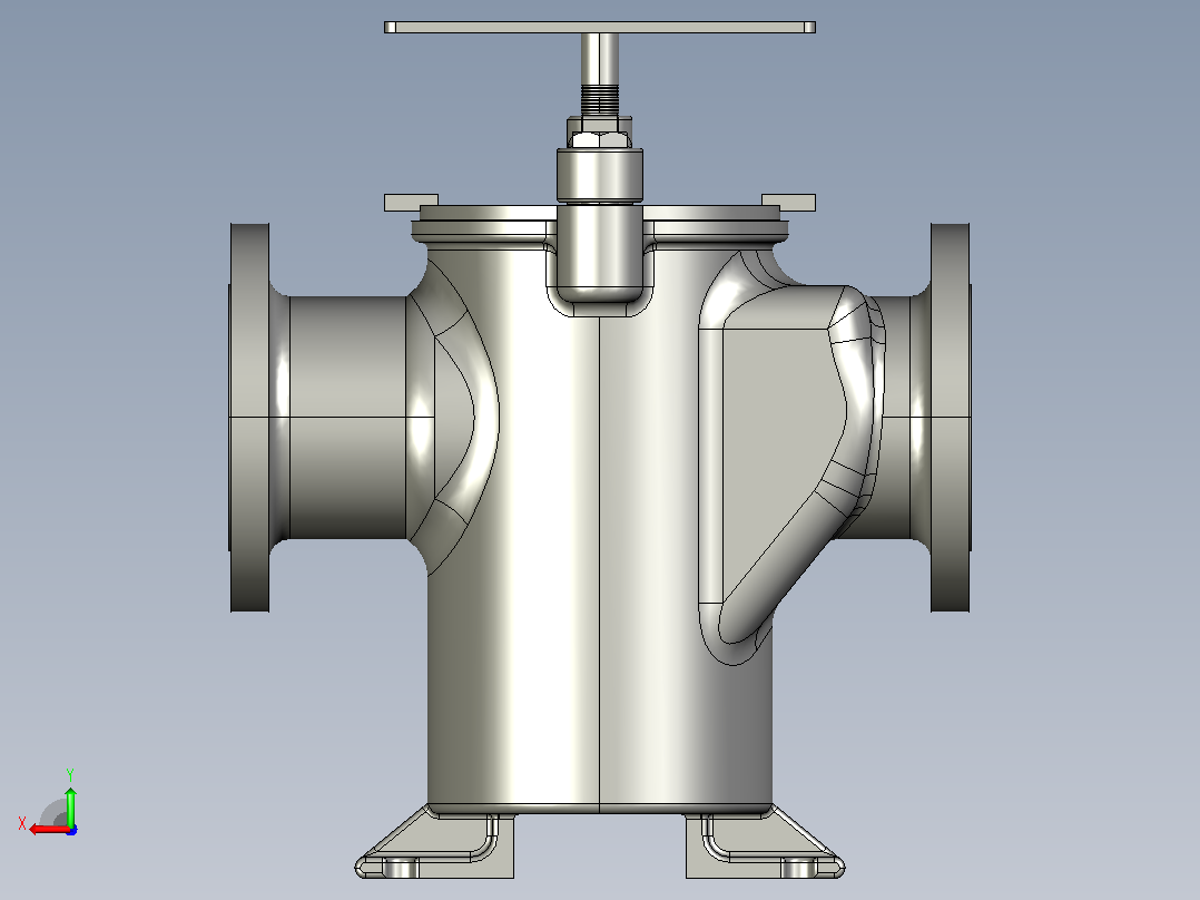 4英寸篮式过滤器后视图