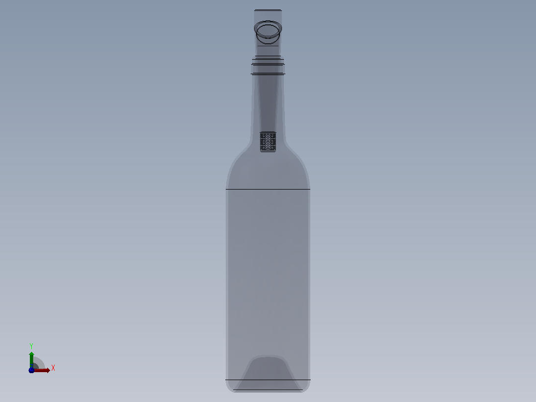 葡萄酒增氧器前视图