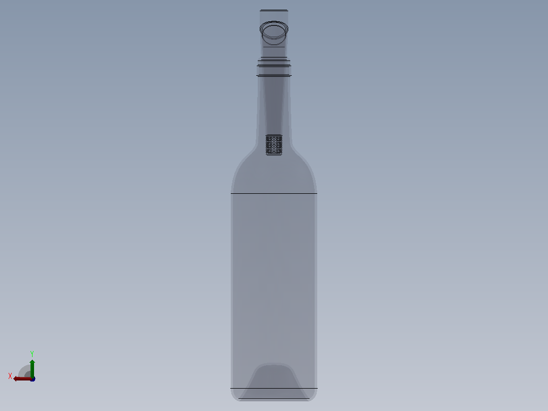 葡萄酒增氧器后视图