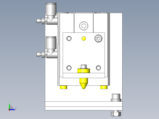 工件台弹起机左视缩略图