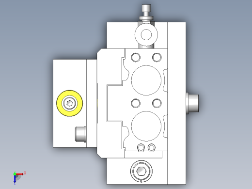 工件台弹起机俯视缩略图