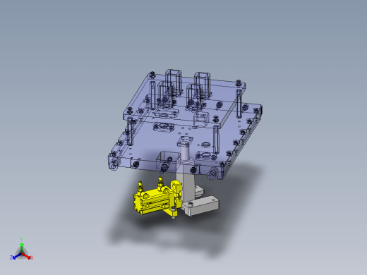 上推定位用支承机构