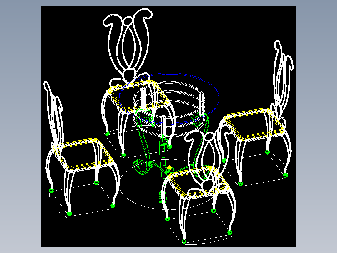 室内家具及植物三维模型二十五-CJ076