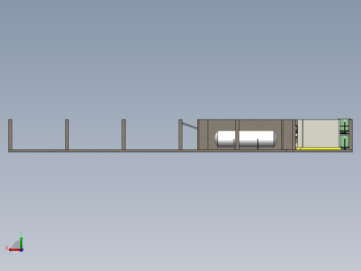 虾处理流水线模型3D图纸 Solidworks设计 附IGS后视缩略图