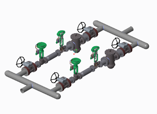 压力控制站设备3D模型缩略图