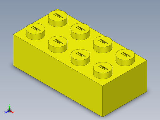 乐高积木做的砖块