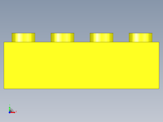 乐高积木做的砖块前视缩略图