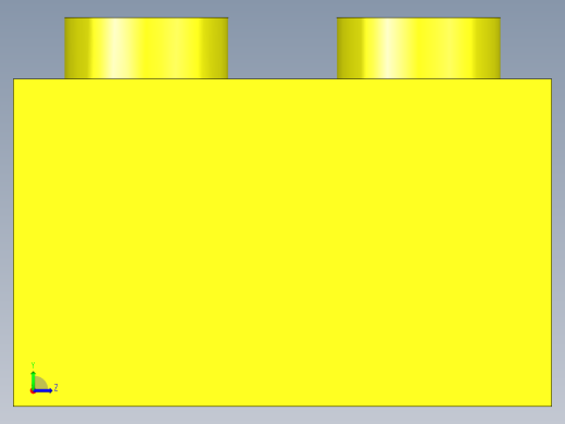 乐高积木做的砖块左视缩略图