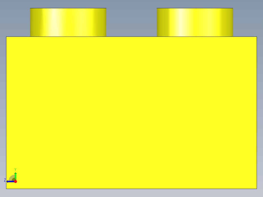 乐高积木做的砖块右视图