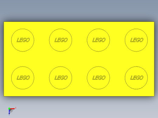 乐高积木做的砖块俯视缩略图